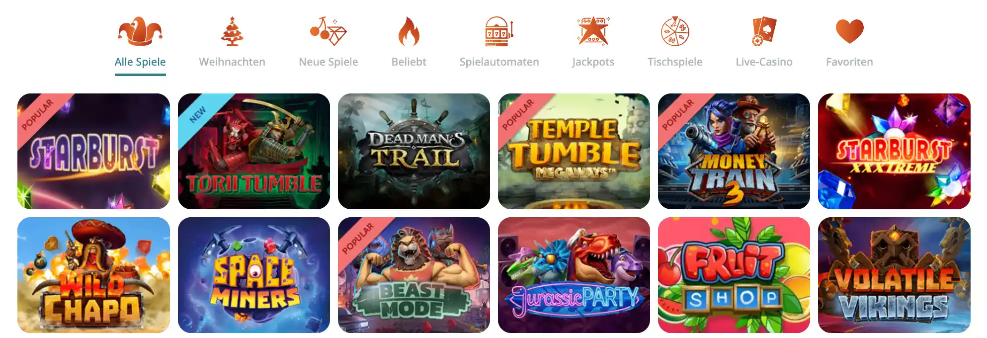 Locowin Spielangebot